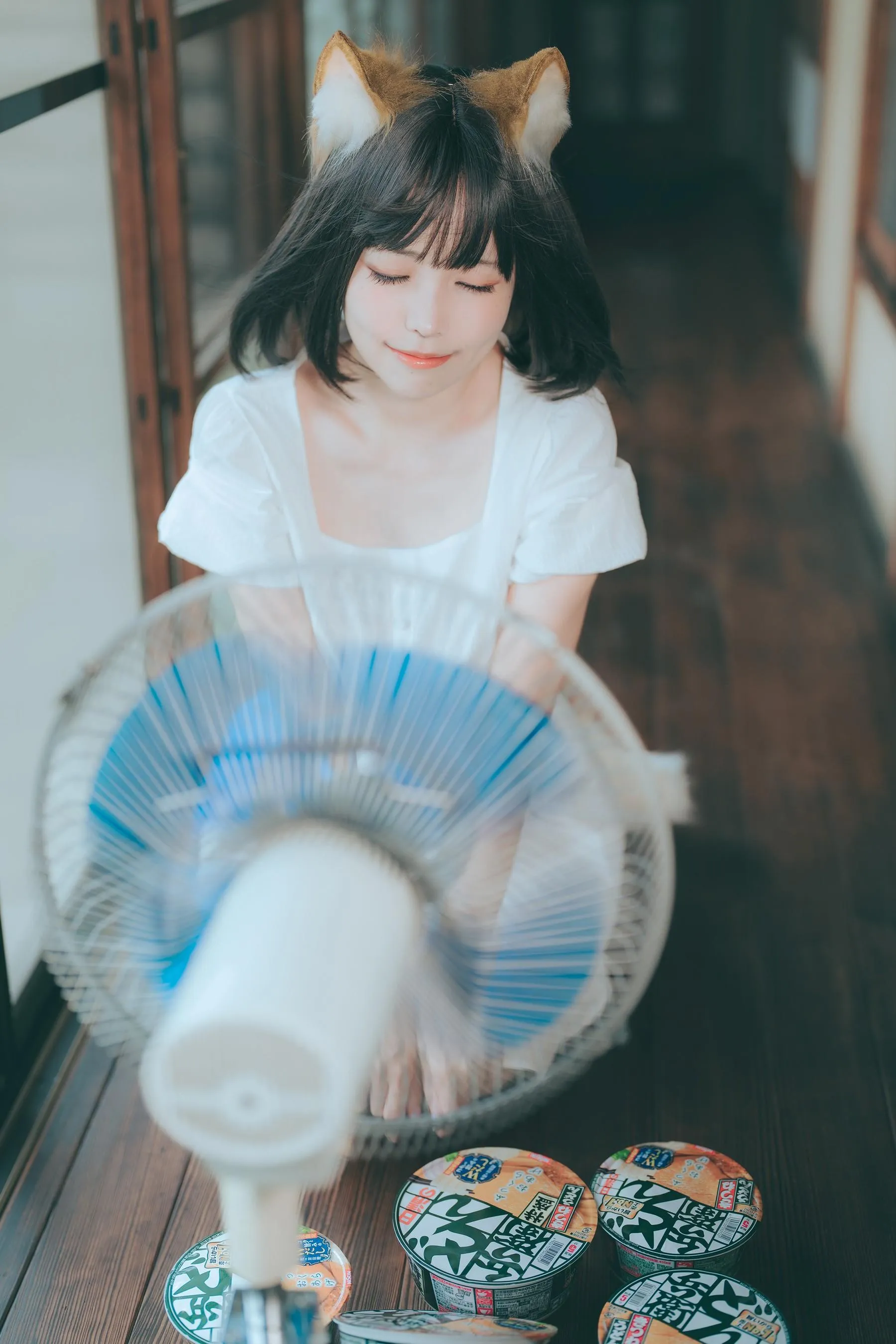 ElyEE子 – NO.114 2023.July B-Dongitsune ~White dress 白洋裝狐少女 [60P]插图4